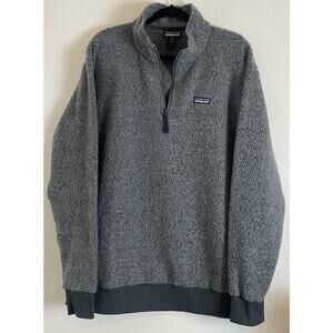 PATAGONIA Spell Out Half 1/2 Zip Pullover Fleece Sweatshirt 90s XXL Woolblend